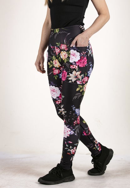 Solid Shante high waist pocket leggings
