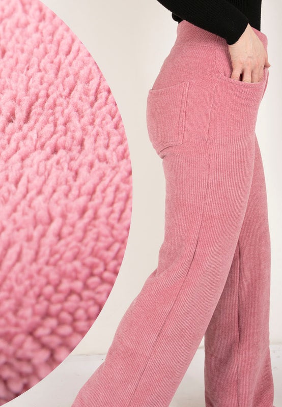 Teddy vuorilliset samettihousut