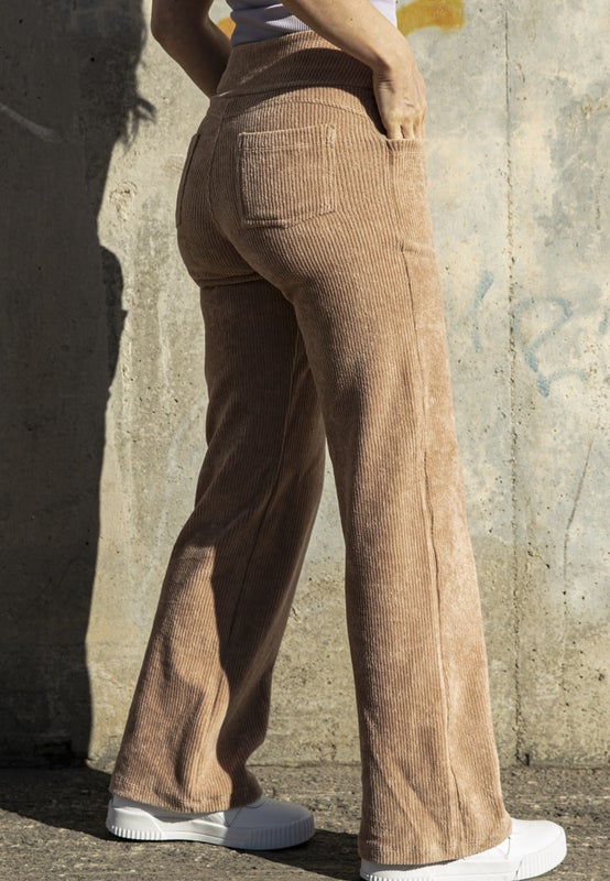 Clara velvet wide pants